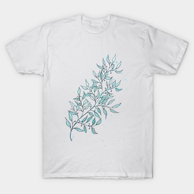 Eucalyptus Leaf T-Shirt by B-ARTIZAN